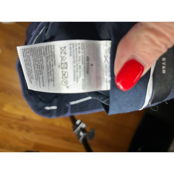 Banana Republic Ryan classic wool dress pants size 8 Flat Front Pockets Stretch - Picture 5 of 6